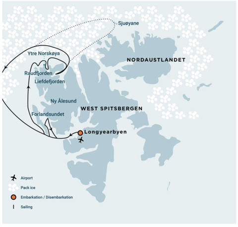 Spitsbergen Map