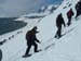 climbing Cuverville island procession