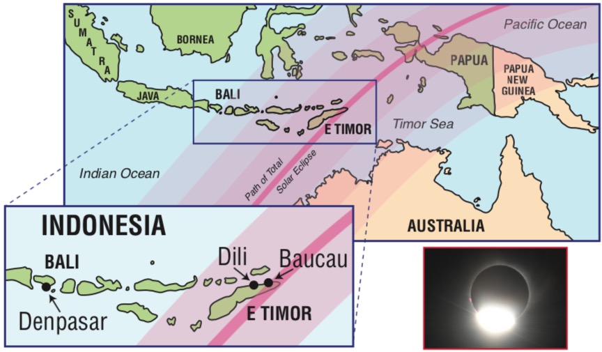 Bali Solor Eclipse Map 2023