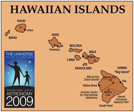 hawaii map